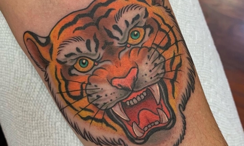 Traditional Tiger Face