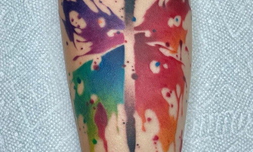 Watercolor Dagger