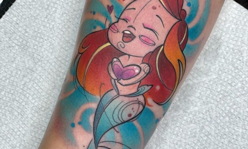 Watercolor Little Mermaid