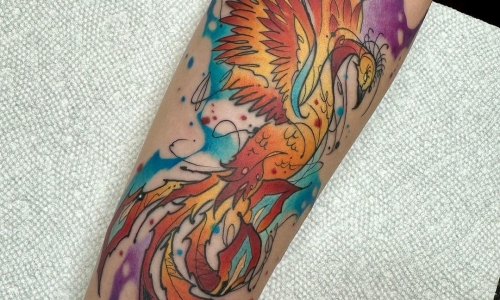 Watercolor Phoenix