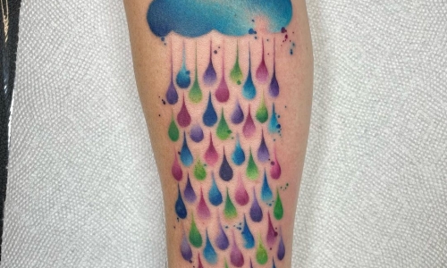 Watercolor Raindrops