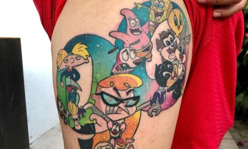 90s Cartoon Tattoo