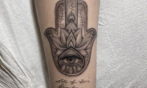 Fine Line Prayer Hand