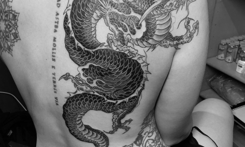 Chinese Dragon Backpiece
