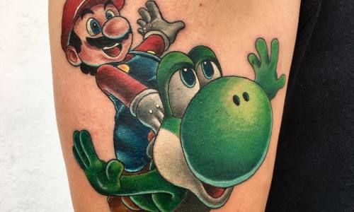 A boy and his Yoshi