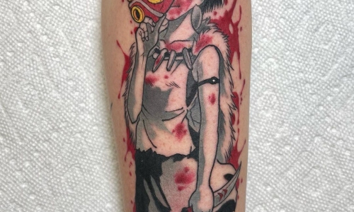 Watercolor Princess Mononoke