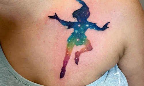 Watercolor Peter Pan Coverup