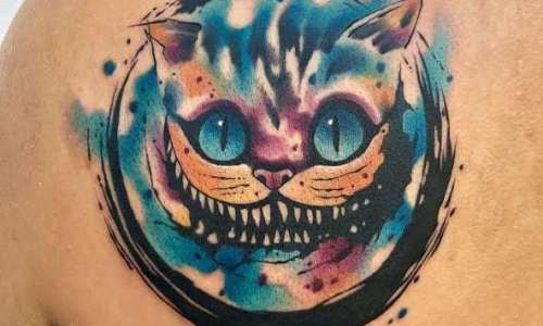 Watercolor Cheshire Cat