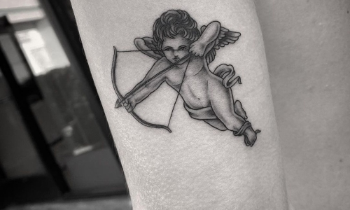 Cherub taking Aim