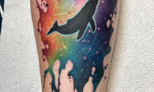 Watercolor Whale