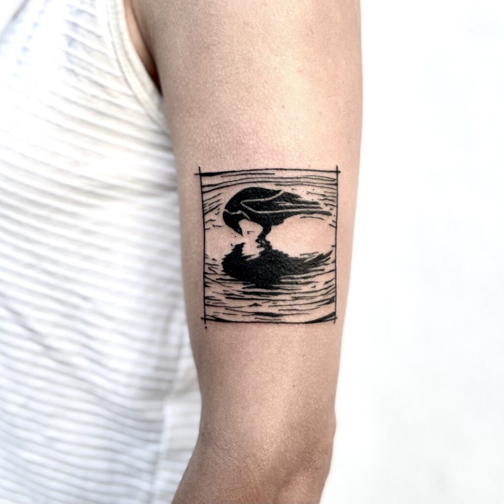 The Honorable Society_west hollywood_fine line_crow tattoo