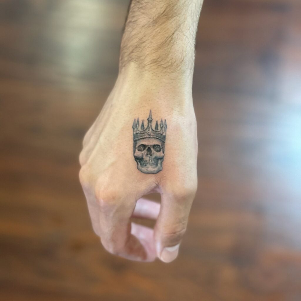 The Honorable Society_west hollywood_realism_skull tattoo