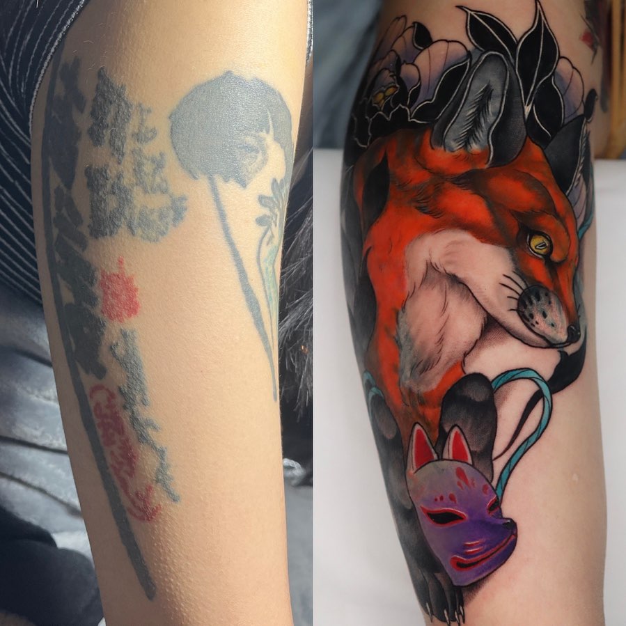 MantleTattoo_Los Angeles_neo traditional_coverup tattoo