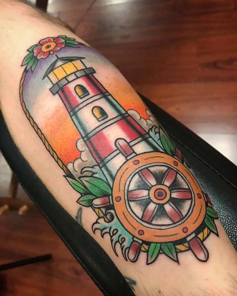 american traditional lighthouse tattoo meaning
