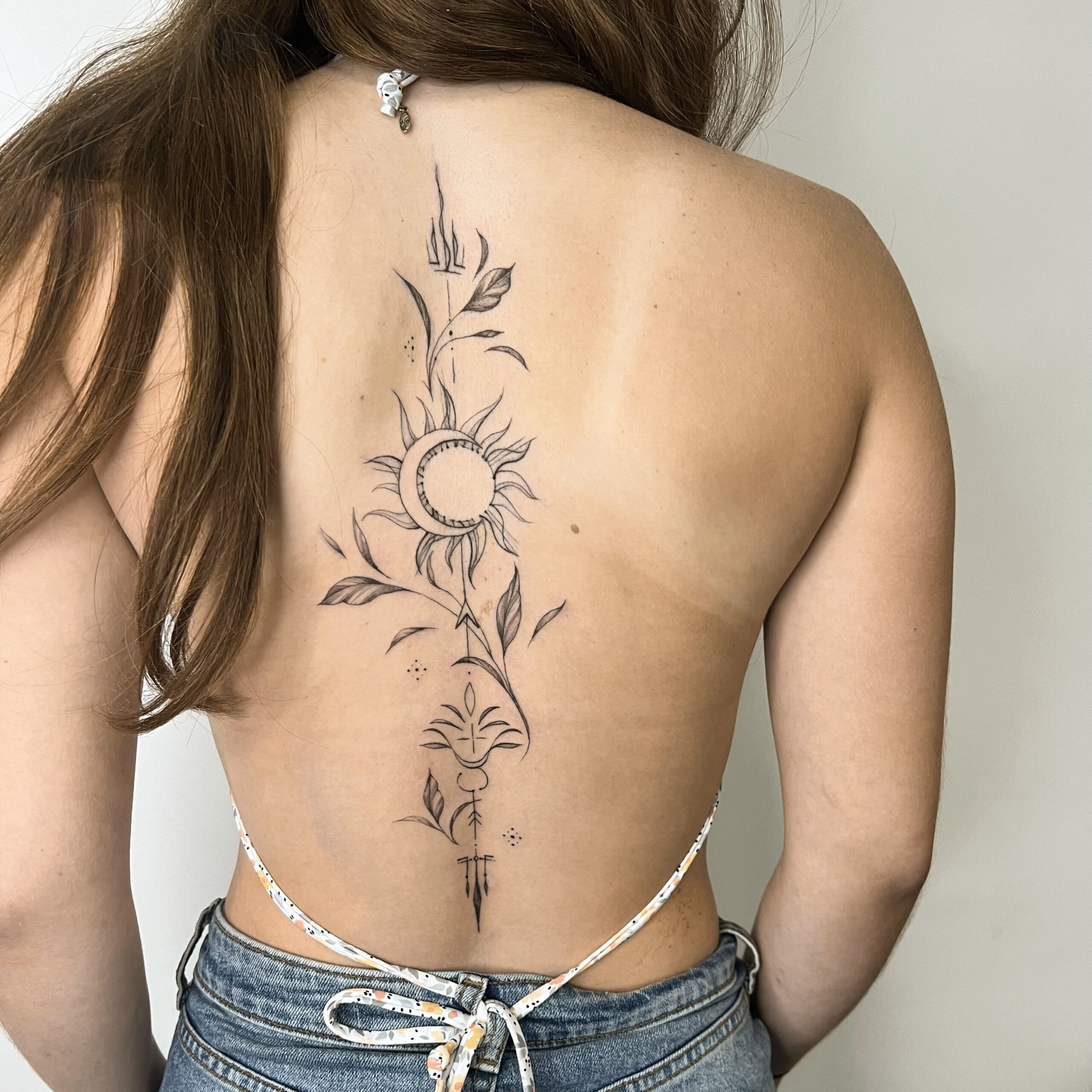 tattoo pain chart, most painful places to get a tattoo, spine tattoo