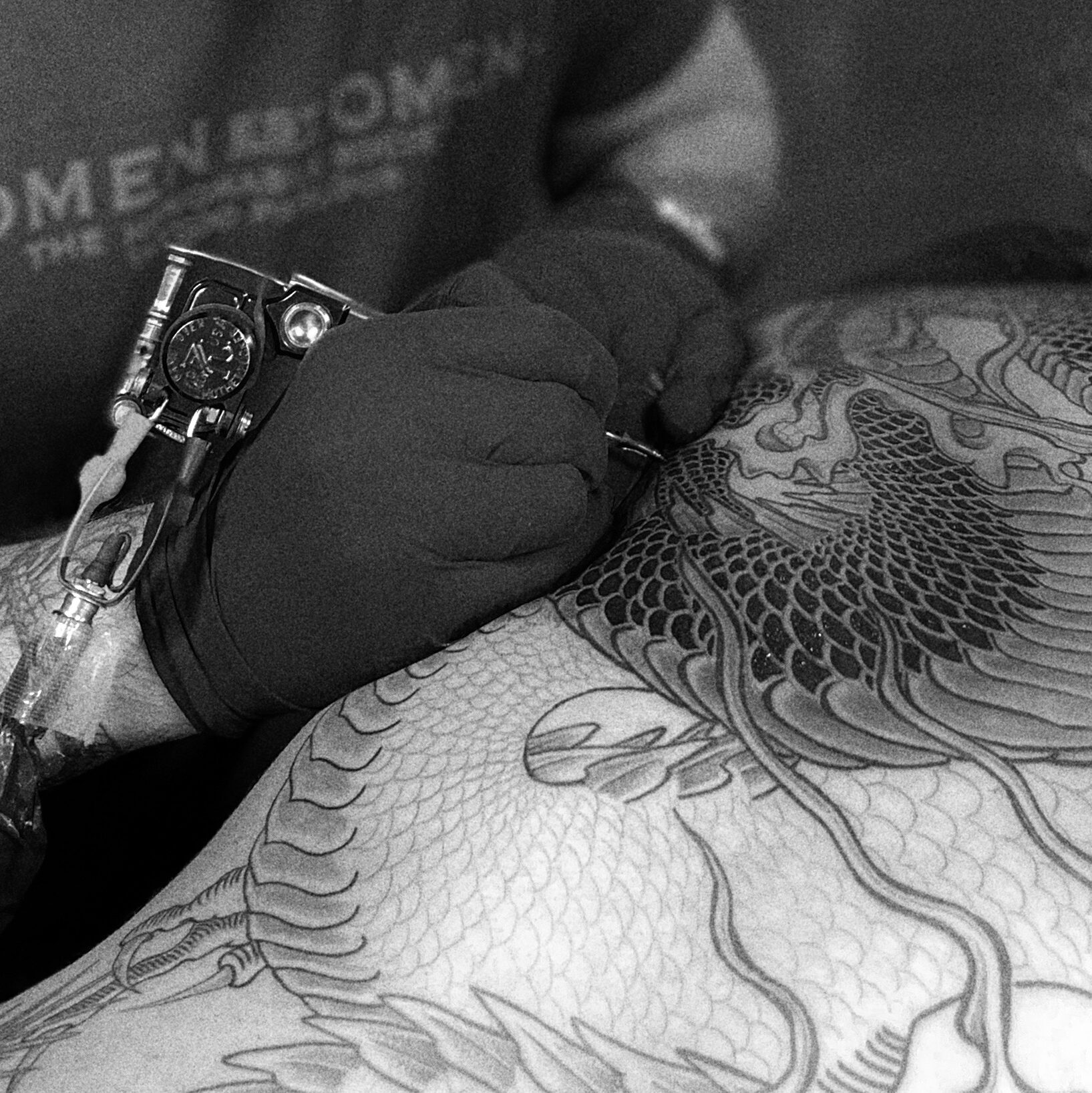 large tattoos, back tattoos